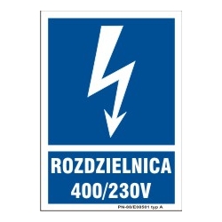 Znak elektryczny - Rozdzielnica 400/230V